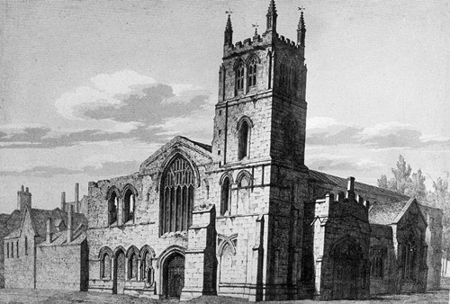 The Abbey Church in 1819