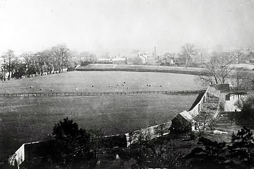 The Abbey Lawn in 1890