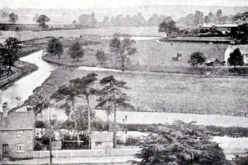 The Bourne Eau flowing from St Peter�s Pool in 1900