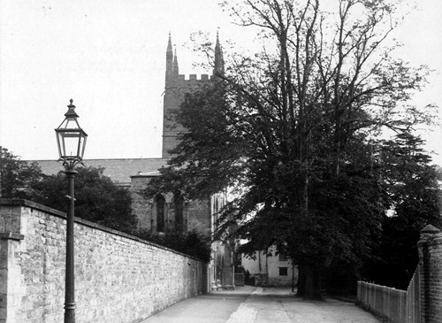 Church Walk in 1893 - now the heart of the Conservation Area
