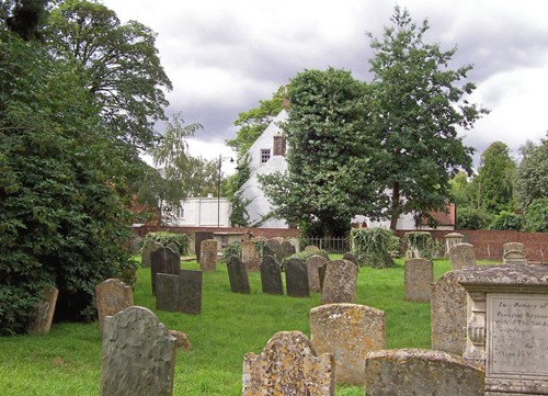 The churchyard today