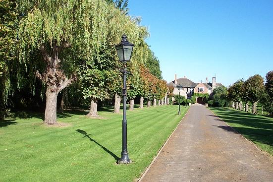 Railway lamps at The Croft