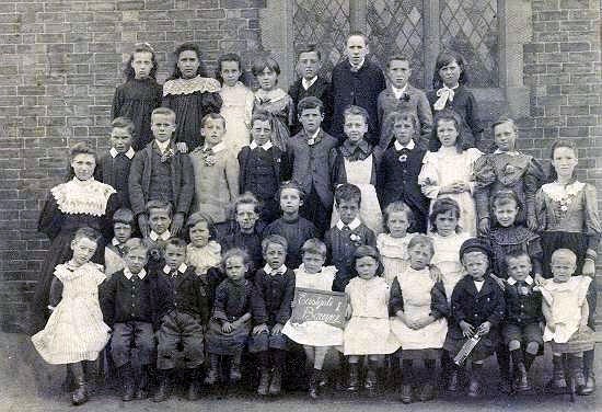 Pupils at the Eastgate School in 1890