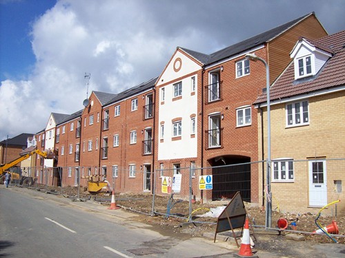 New housing in Manning Road