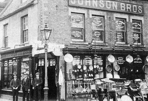 The West Street hardware shop in 1920