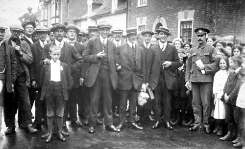 The first Bourne volunteers in 1914