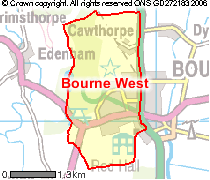 Bourne West map
