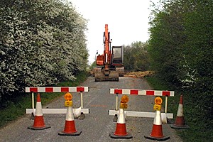 Demolition preparations