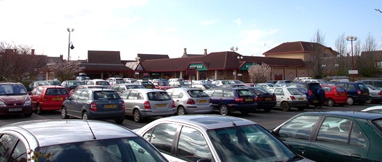 Burghley Centre car park