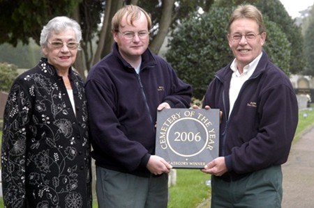 Winning plaque in 2006