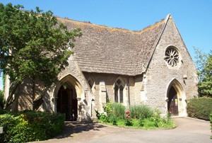 The cemetery chapel