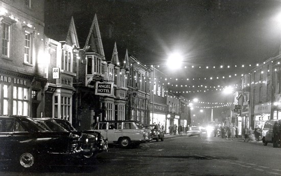 Christmas lights in 1968