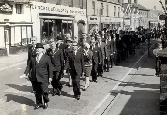Civic Sunday parade in 1968