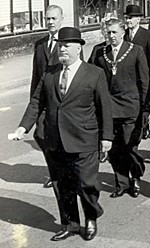 Reg Chapman on parade
