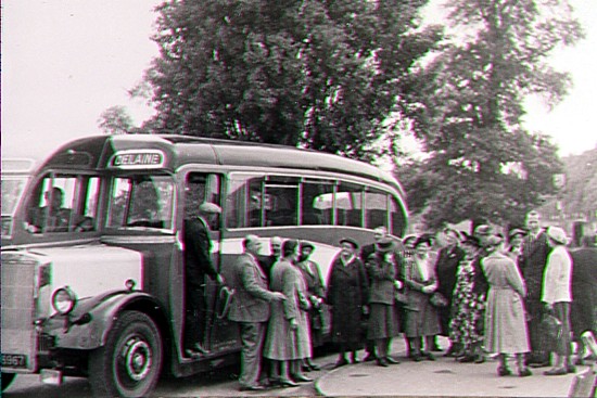 Delaine bus circa 1955