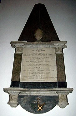James Digby memorial