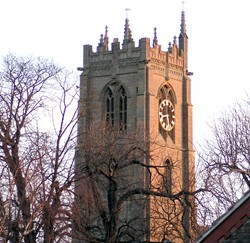 Damaged pinnacles