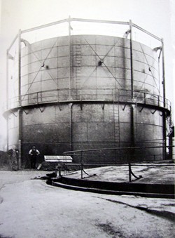 The third and last gasometer