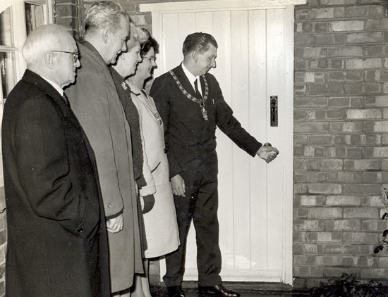 Official opening of the laundry