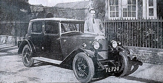 Riley Alpine saloon in 1933
