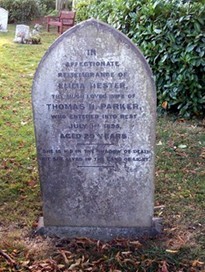 Mrs Parker's grave