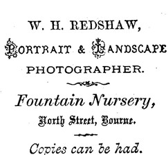 Redshaw trade stamp