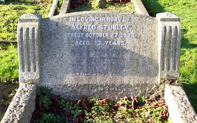 Alfred Stubley's grave