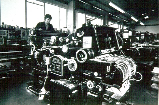 Heidelbery printing press