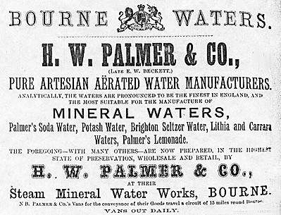 H W Palmer advertisement