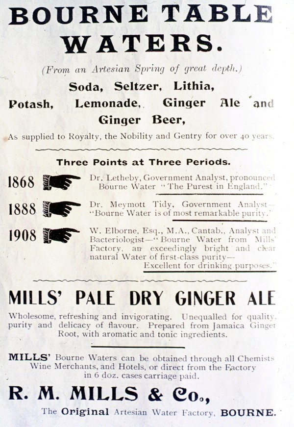 Advertisement from 1909