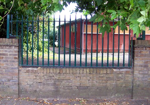 Test section of railings
