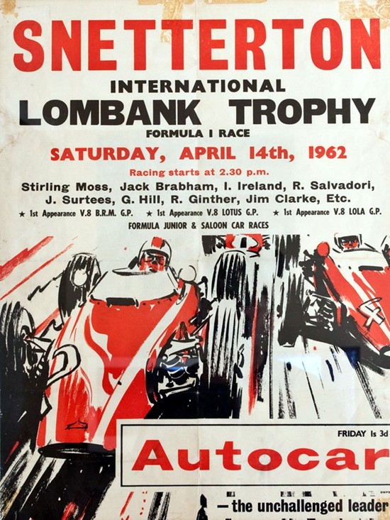 Poster from the 1962 Snetterton meeting