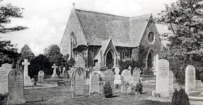 The cemetery in 1910