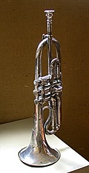 His trumpet