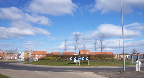 A 15 roundabout near Elsea Park