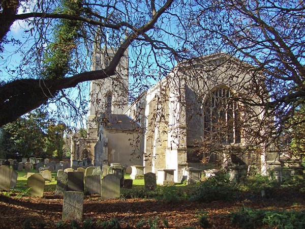 The Abbey Church in autumn