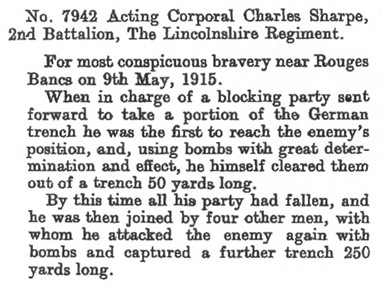 Extract from The London Gazette