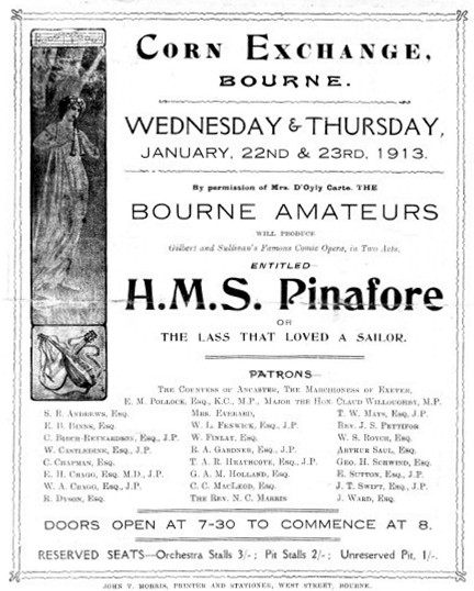 Programme from 1913