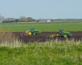 Farming activity nearby