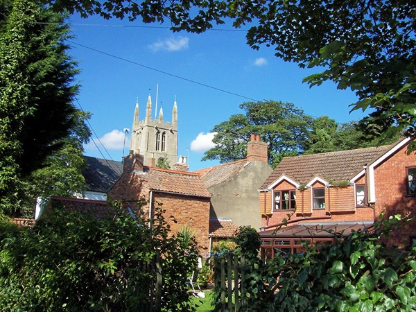 Red brick and grey stone