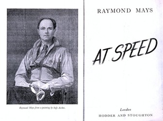 Frontispiece and title page of At Speed
