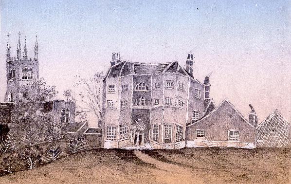 The Abbey House in 1858