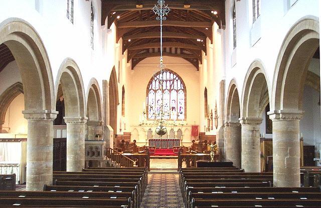 The nave and chancel