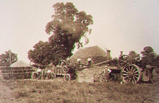 Threshing in the early 20th century
