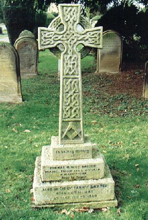 The Baxter gravestone