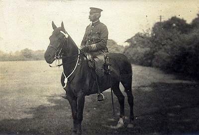 Cecil Bell in army pose