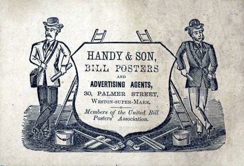Trade card from 1870