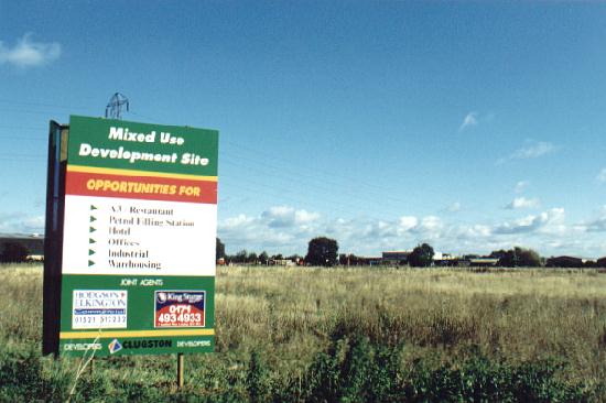Sale sign in 1998