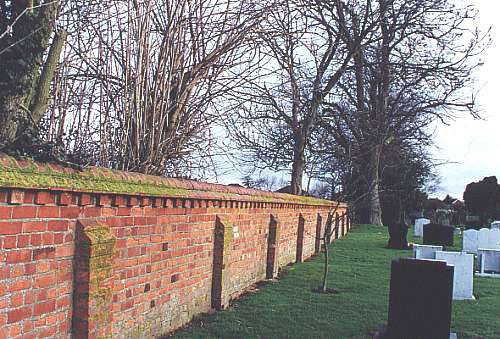 Cemetery wall