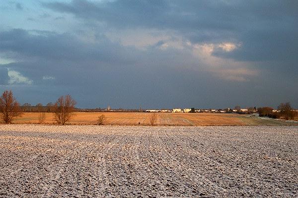 Snow over the fen